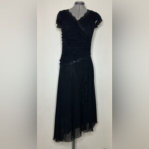 Y2K Sangria Dress Whimsigoth Fairy Grunge Asymmetric Dance Flapper Vintage